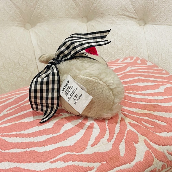 NWT Pier 1 Llama Head Decor/Ornament with Faux Shearling - Picture 5 of 8